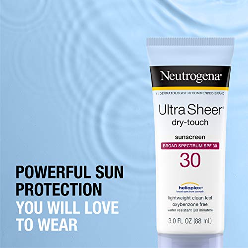 Neutrogena Ultra Sheer Dry-Touch Sunscreen Lotion, Broad Spectrum SPF 30 UVA/...