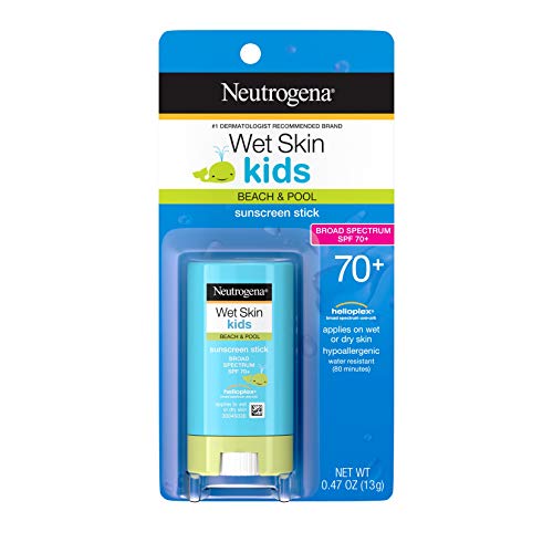 Neutrogena Wet Skin Kids Water Resistant Sunscreen Stick, Kids Sunscreen for ...