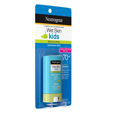 Neutrogena Wet Skin Kids Water Resistant Sunscreen Stick, Kids Sunscreen for ...