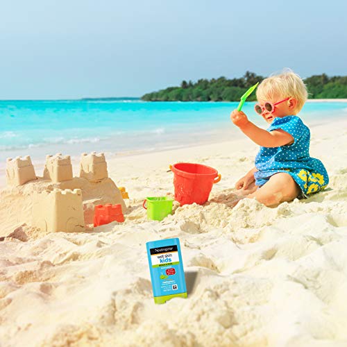 Neutrogena Wet Skin Kids Water Resistant Sunscreen Stick, Kids Sunscreen for ...