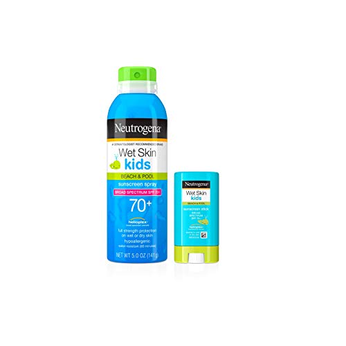Neutrogena Wet Skin Kids Water Resistant Sunscreen Stick, Kids Sunscreen for ...