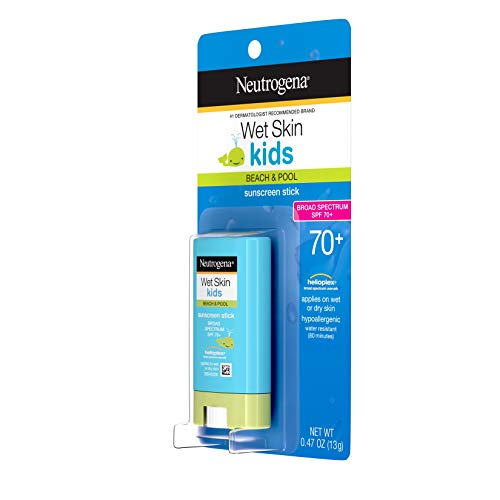 Neutrogena Wet Skin Kids Water Resistant Sunscreen Stick, Kids Sunscreen for ...