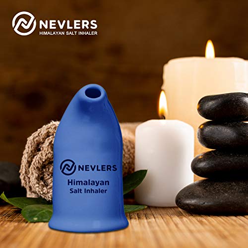 Nevlers All Natural Ceramic Himalayan Salt Inhaler with All Natural Himalayan...
