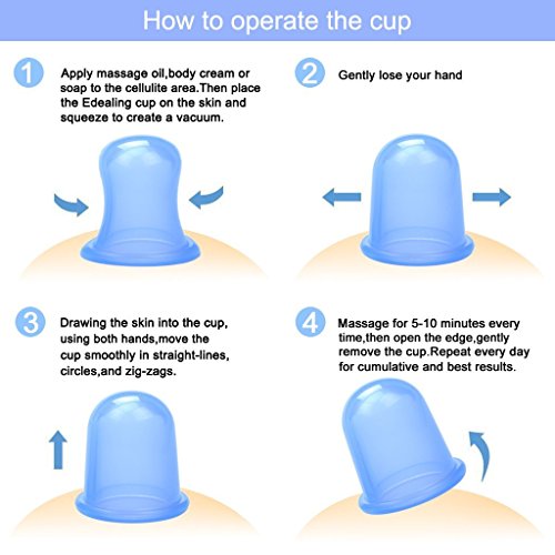 Cupping Therapy Set for Cellulite Massage - Silicone Suction Cup - Cellulite ...