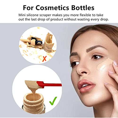 Makeup Spatula Tool Last Drop Spatula Jar Scraper Silicone Scraper Of Cosmeti...