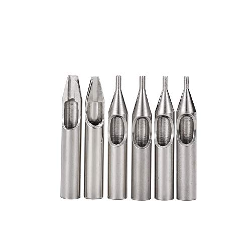 Tattoo Needles Set with 6pcs Stainless Steel Tips,Tattoo Disposable Sterile B...