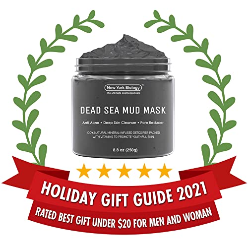 New York Biology Dead Sea Mud Mask for Face and Body - Spa Quality Pore Reduc...