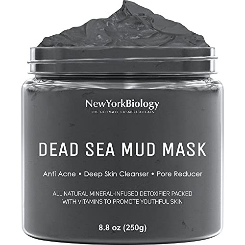 New York Biology Dead Sea Mud Mask for Face and Body - Spa Quality Pore Reduc...