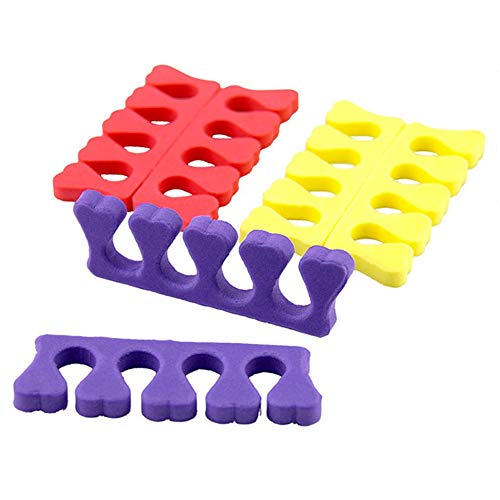 New8Beauty Toe Separators Toe Spacers (12 Pairs)- Apply Nail Polish During Pe...