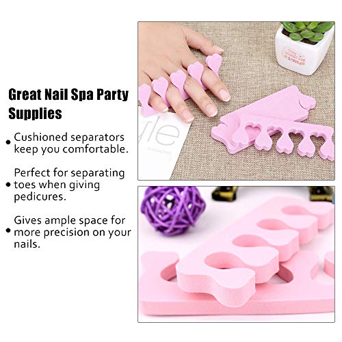 New8Beauty Toe Separators Toe Spacers (12 Pairs)- Apply Nail Polish During Pe...