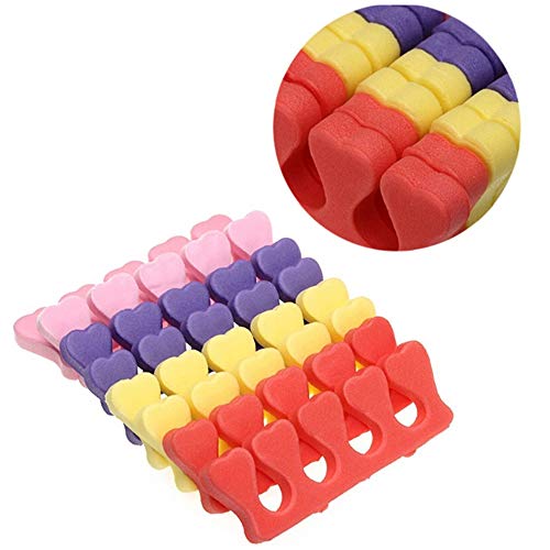 New8Beauty Toe Separators Toe Spacers (12 Pairs)- Apply Nail Polish During Pe...
