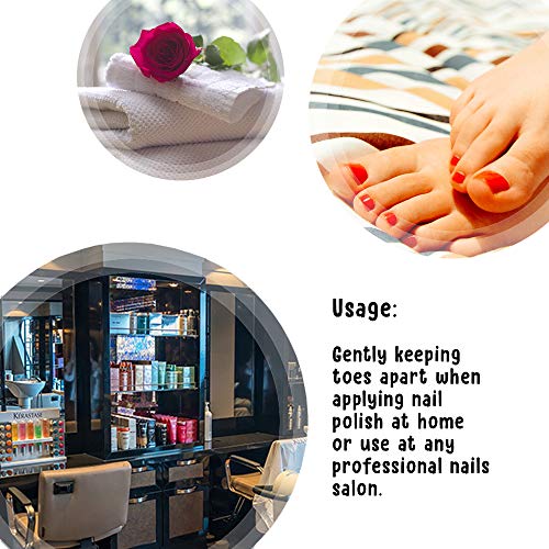 New8Beauty Toe Separators Toe Spacers Variety Colors Series (12 Pairs)- Apply...