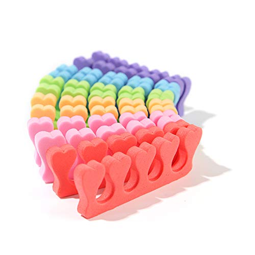 New8Beauty Toe Separators Toe Spacers Variety Colors Series (12 Pairs)- Apply...