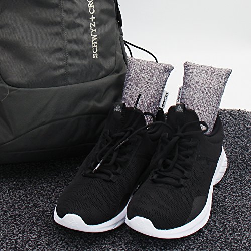 NEWBEA 12 Pack Bamboo Charcoal Air Purifying Bag, Charcoal Bags Odor Absorber...