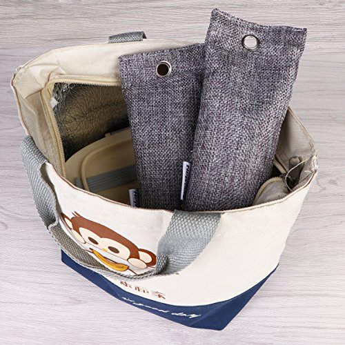 NEWBEA 12 Pack Bamboo Charcoal Air Purifying Bag, Charcoal Bags Odor Absorber...