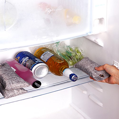 NEWBEA 12 Pack Bamboo Charcoal Air Purifying Bag, Charcoal Bags Odor Absorber...