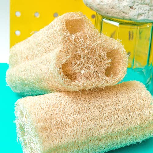 NewEastern Natural Loofah, 100% Organic Turkish Exfoliating Shower Loofah Spo...