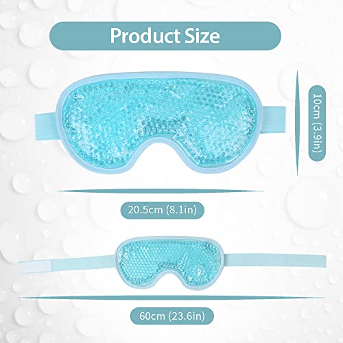 NEWGO Cooling Eye Mask Gel Eye Mask Reusable Cold Eye Mask for Puffy Eyes, Ey...