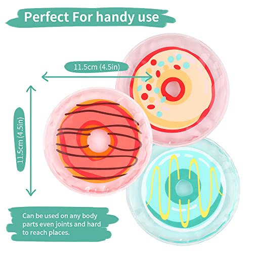 NEWGO Ice Pack for Kids Boo Boo 3 Pack Hot Cold Gel Pack for Children Injurie...