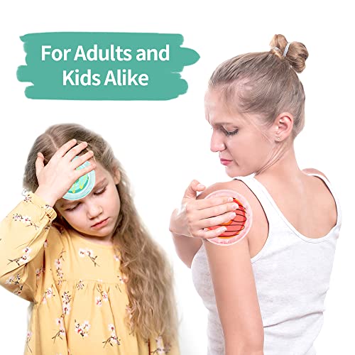 NEWGO Ice Pack for Kids Boo Boo 3 Pack Hot Cold Gel Pack for Children Injurie...