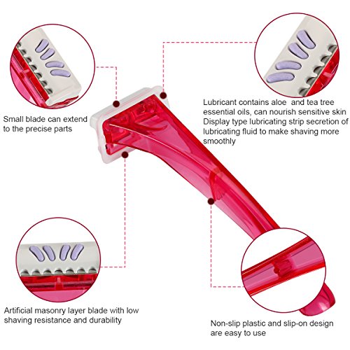 [Special Styling Tools]Bikini Trimmer Shaver for Women,Pubic Hair Razor and B...