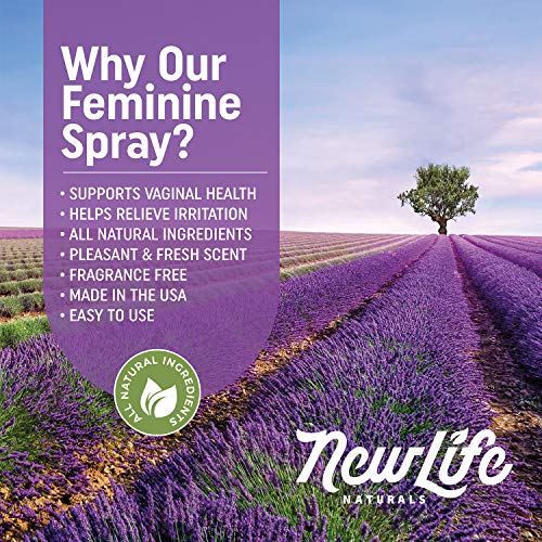 NewLife Naturals Intimate Feminine Spray with Rose Geranium : All Natural Vag...