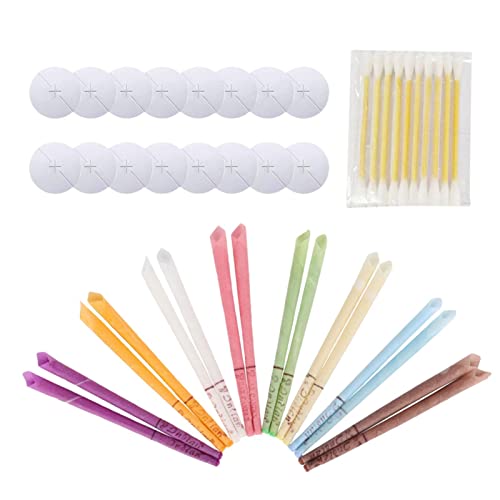 Newmind 10Pcs Natural Ear Treatment Candles Kit Ear Wax Remover Fragrance Can...