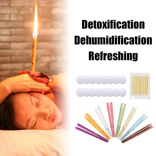 Newmind 10Pcs Natural Ear Treatment Candles Kit Ear Wax Remover Fragrance Can...