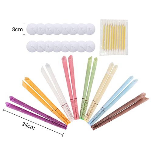 Newmind 10Pcs Natural Ear Treatment Candles Kit Ear Wax Remover Fragrance Can...