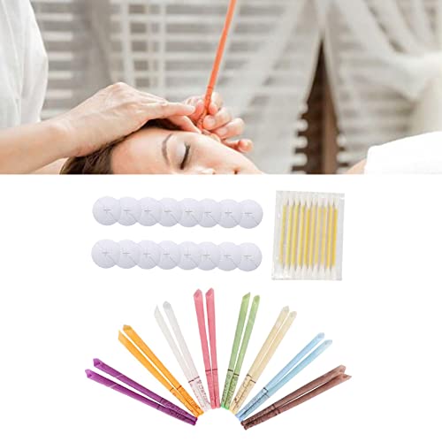 Newmind 10Pcs Natural Ear Treatment Candles Kit Ear Wax Remover Fragrance Can...