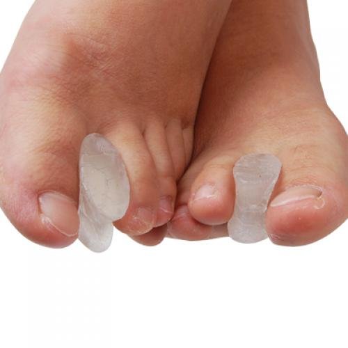 Newmind 4Pcs Silicone Gel Toe Spacers Toe Caps Blisters Corns Separators Prot...