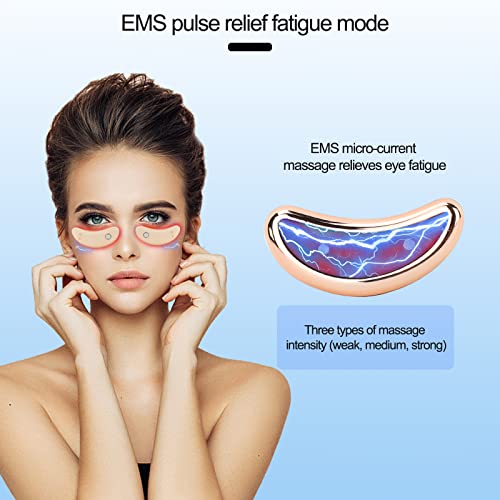 Eye Mask, Eye Massager, Eye Patches with LED Red Light, Reusable Anti-aging E...