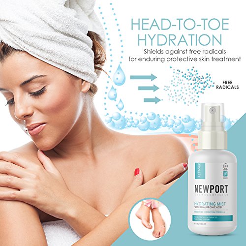 Face Toner Makeup Setting Spray with Aloe Vera, Vitamin C, Hyaluronic Acid - ...