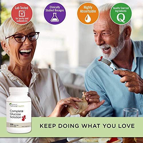 Complete Glucose Solution: Healthy Blood Sugar Supplement, Healthy Insulin Gl...