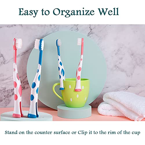 8 Packs Kids Toothbrush, Extra Soft Lovely Little Deer Toothbrush for Kids 2-...