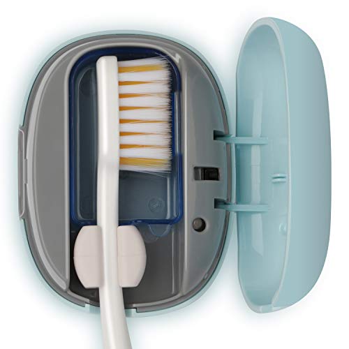 NewWay Mini Toothbrush Sterilizer Cover Rechargeable Travel Toothbrush Case w...