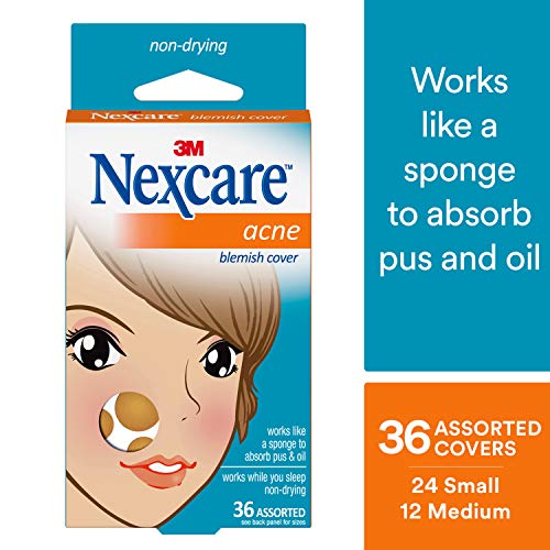 Nexcare Acne Cover, Invisible, Drug Free, Clear 36 Count