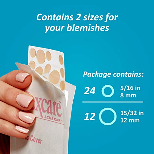 Nexcare Acne Cover, Invisible, Drug Free, Clear 36 Count