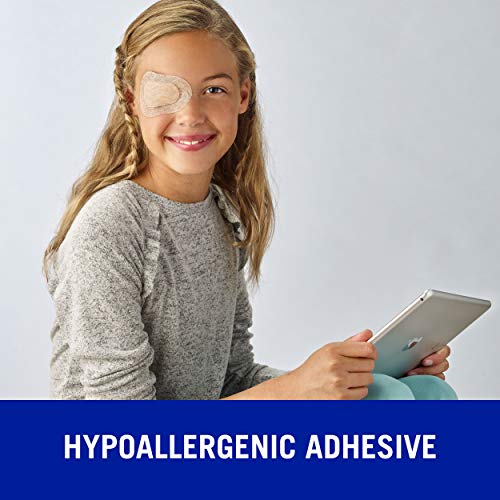 Nexcare Opticlude Eyepatch, Regular Size, Contoured for Fit, Brown, 20 Count ...