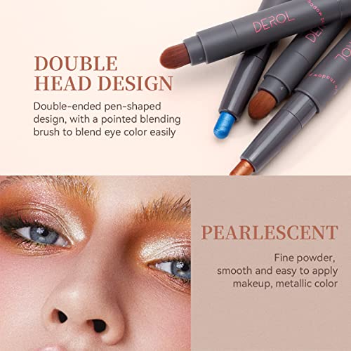 Eye Shadow Stick, Eyeshadow Pencil, Eyeshadow Stick, Rotatable Eye Pencil wit...