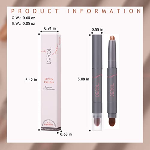 Eye Shadow Stick, Eyeshadow Pencil, Eyeshadow Stick, Rotatable Eye Pencil wit...