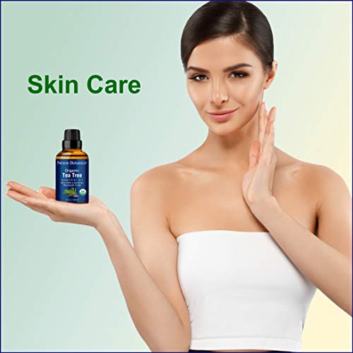 Organic Tea Tree Oil 30 ml - 100% Natural, Pure Tea Tree Essential Oil for Ha...