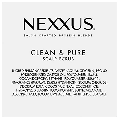 Nexxus Clean & Pure Sulfate-Free Scalp Scrub Exfoliating and Nourishing Hair ...