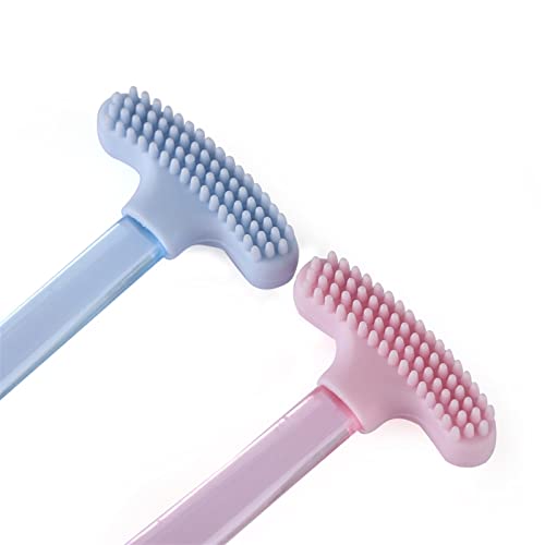 NFEGSIYA Tongue Scrape Silicone Tongue Scraper Double Sided Tongue Brush Oral...