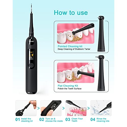 Tooth Cleaning Tools,Teeth Cleaner Tool Kit,Teeth ​Care for Adult,Safe for Ad...