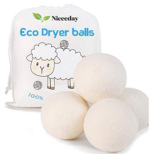 Wool Dryer Balls XL, Handmade Organic Dryer Balls Laundry Reusable Natural Fa...