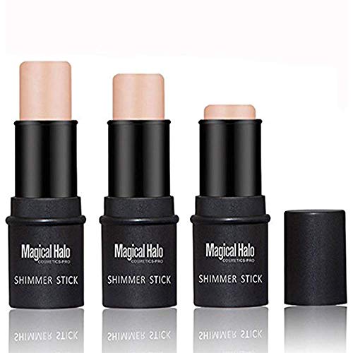 Highlighter Stick, NICEFACE Shimmer Cream Powder Waterproof Light Face Cosmet...