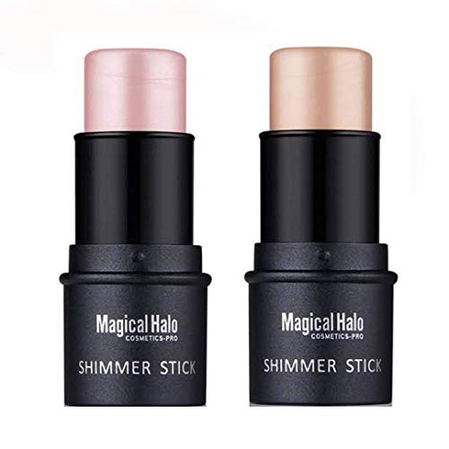 Highlighter Stick, NICEFACE Shimmer Cream Powder Waterproof Light Face Cosmet...