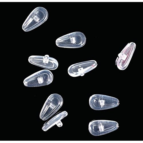 NicelyFit Clear Screw-in Nose Pads for Oakley Eyeglass Glass Frames Tincup Wi...