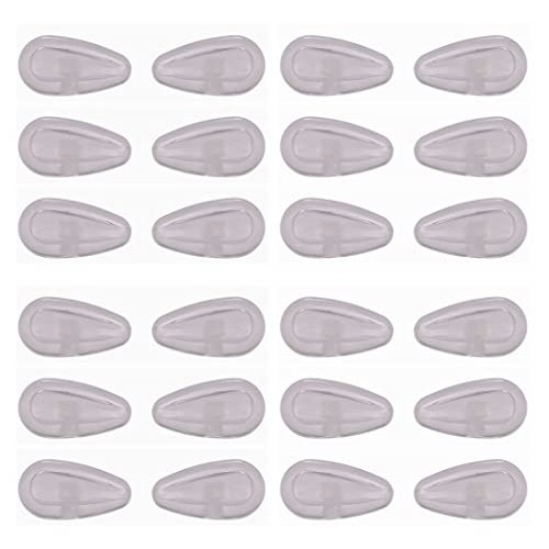 NicelyFit Clear Screw-in Nose Pads for Oakley Eyeglass Glass Frames Tincup Wi...